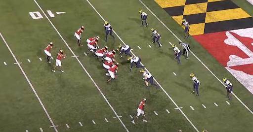 Michigan's defensive line up vs Maryland